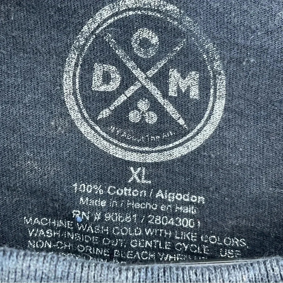 DOM Size XL Short Sleeve Shirt Men's Skull Motor Pistons rustic 8661 - Picture 5 of 6
